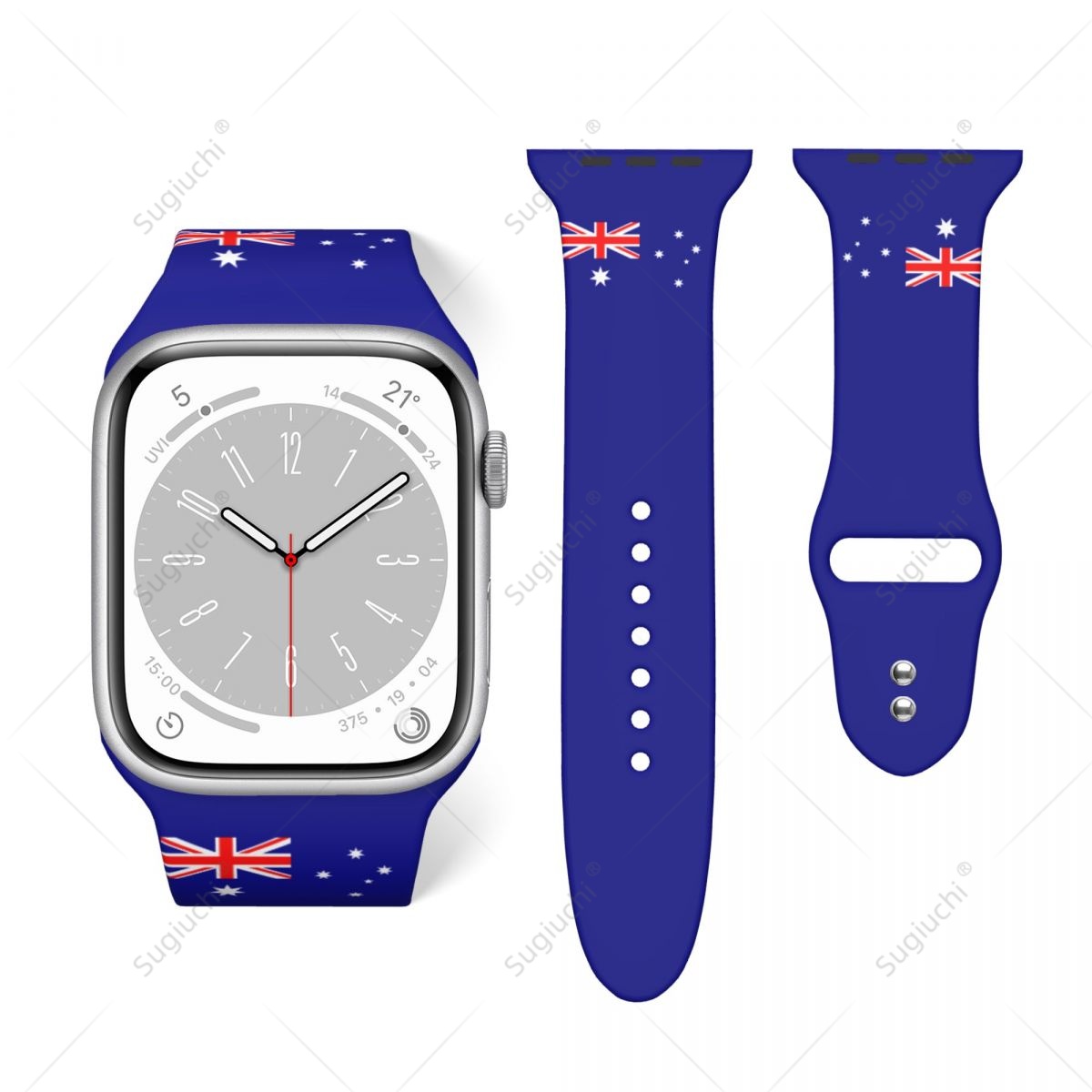 3D Printing Watch - Unisex Australië Vlag 3D Afdrukken Sportband