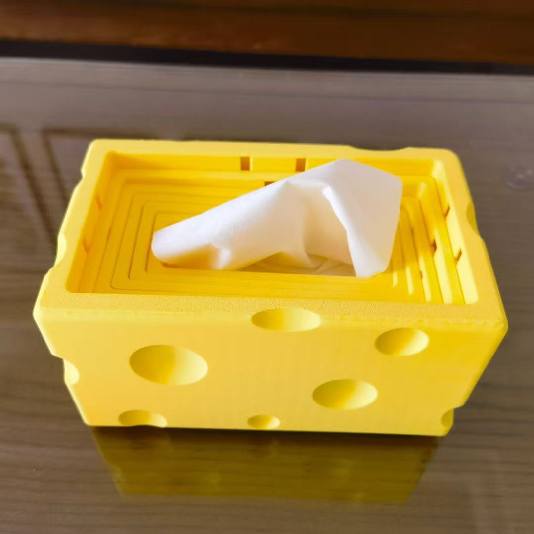 3D Printing Question - 3D-geprinte kaasdoosvormige tissuebox met automatisch neerlaatbaar