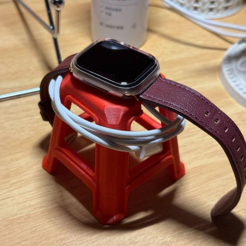 3D Printing Watch - Universele 3D-print horloge-oplaadstandaard, bureaustoelvormig opberg- en