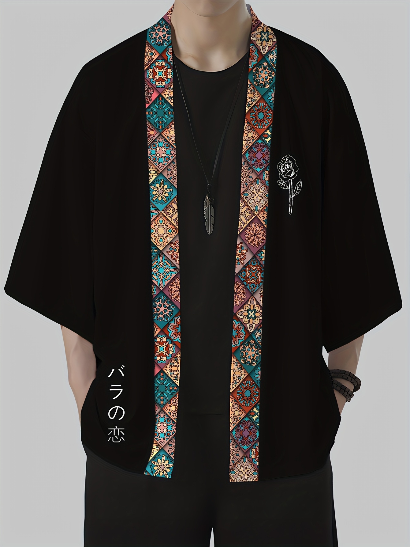 3D Printing Design Free - 2026 Zomer Heren Kimono 3D Geprint