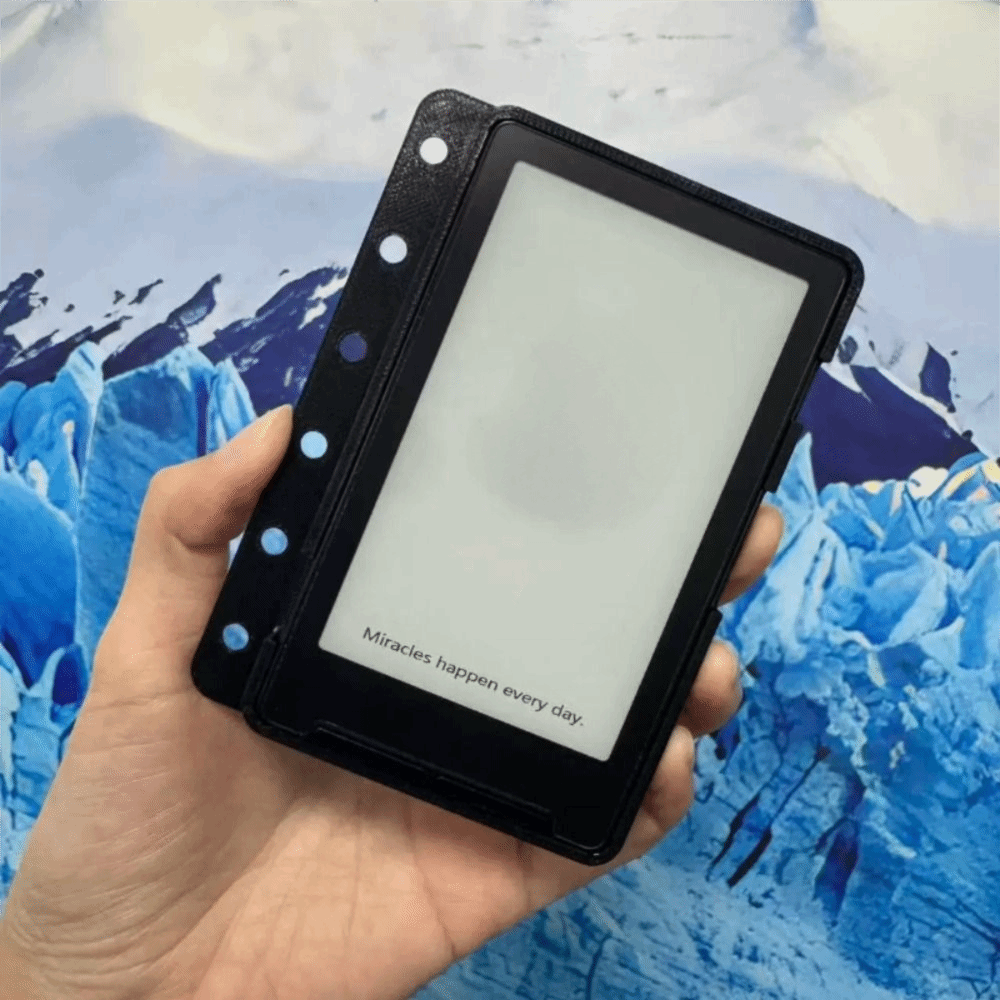 3D Printing Ebook - 3D-geprinte beschermhoes Anti-valbotsing Magnetische e-booklezerhoes Harde