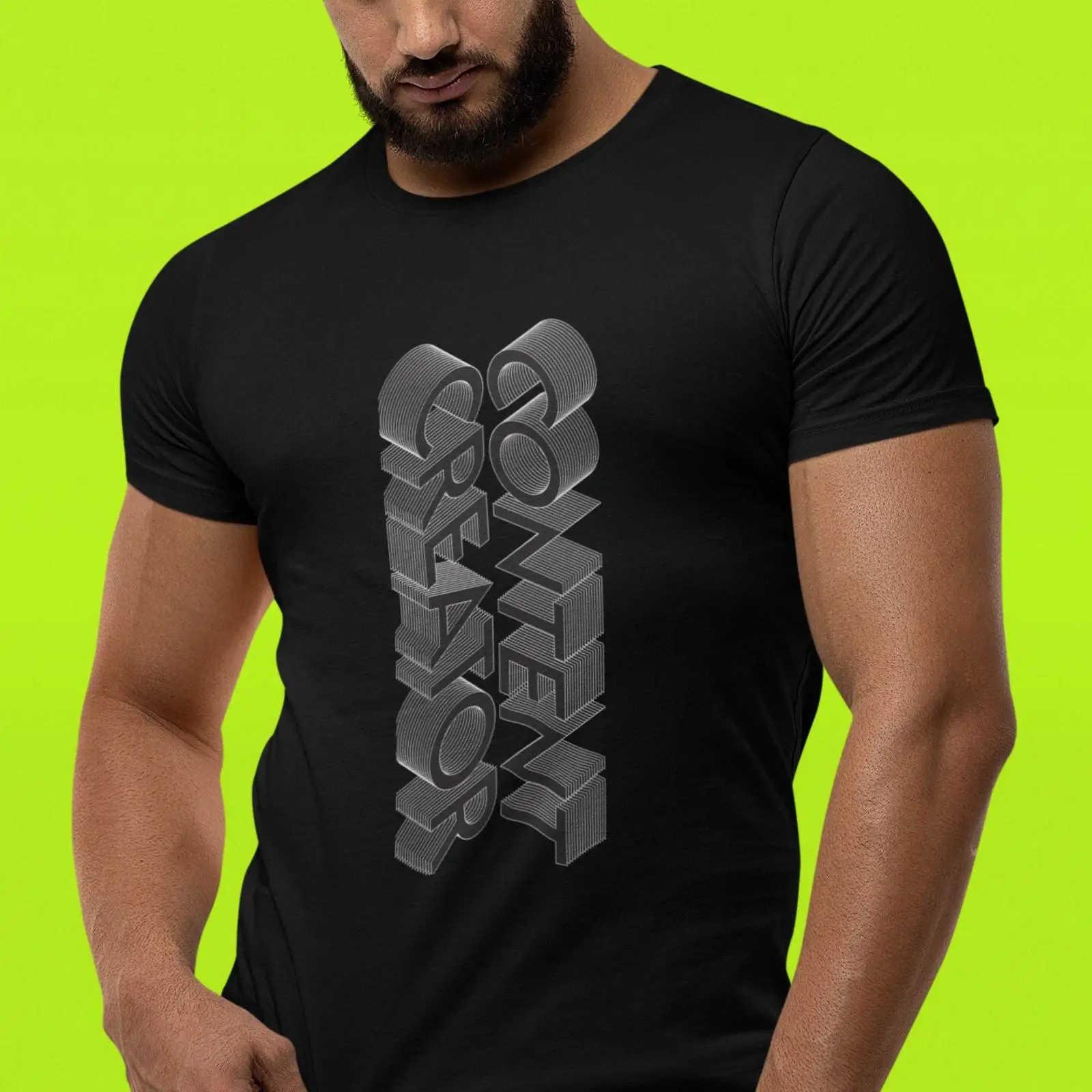 3D Printing Youtube Videos - Content Creator 3D Typografie T-shirt voor