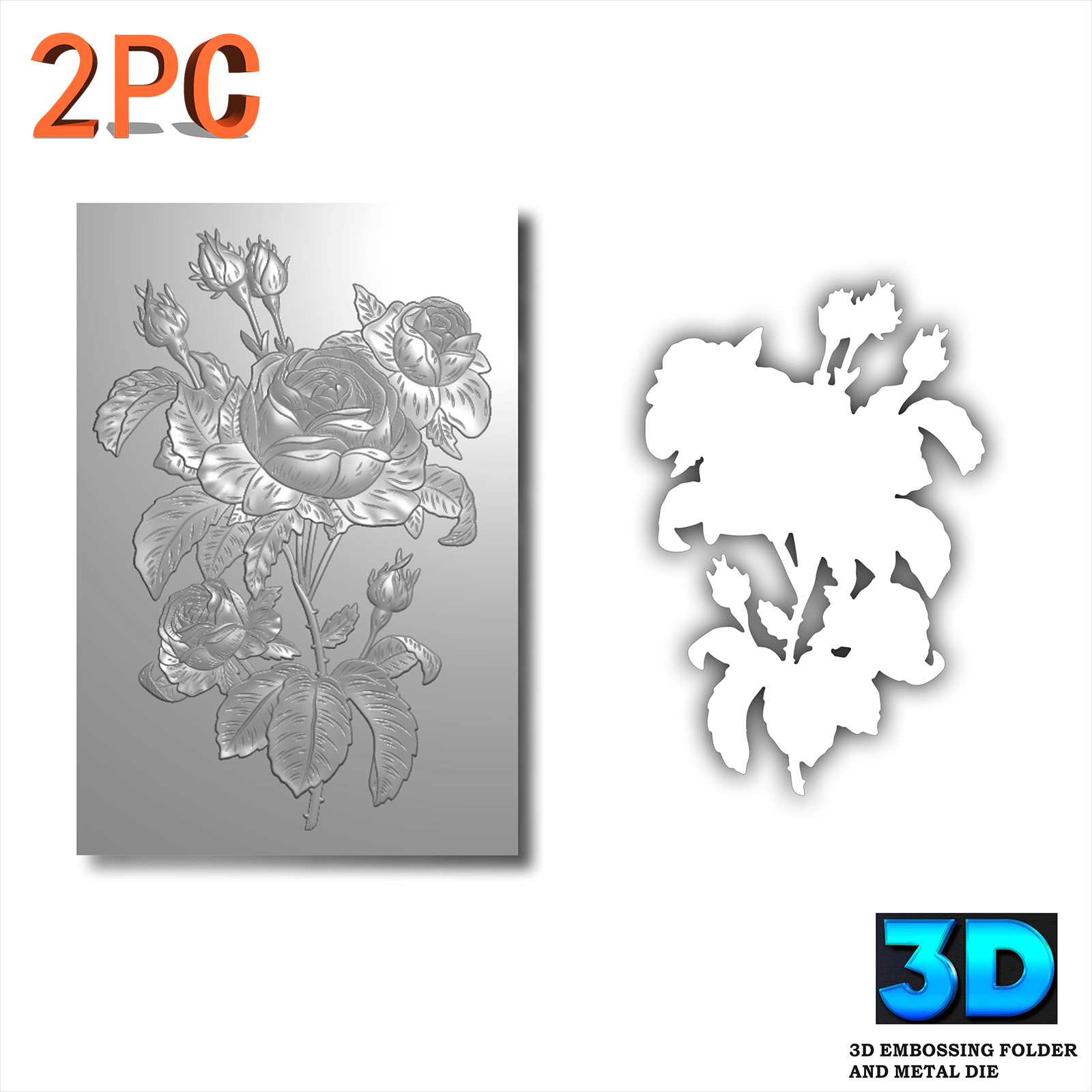 3D Printing With Pp - Rose Art Achtergrond Bloem Design 3D