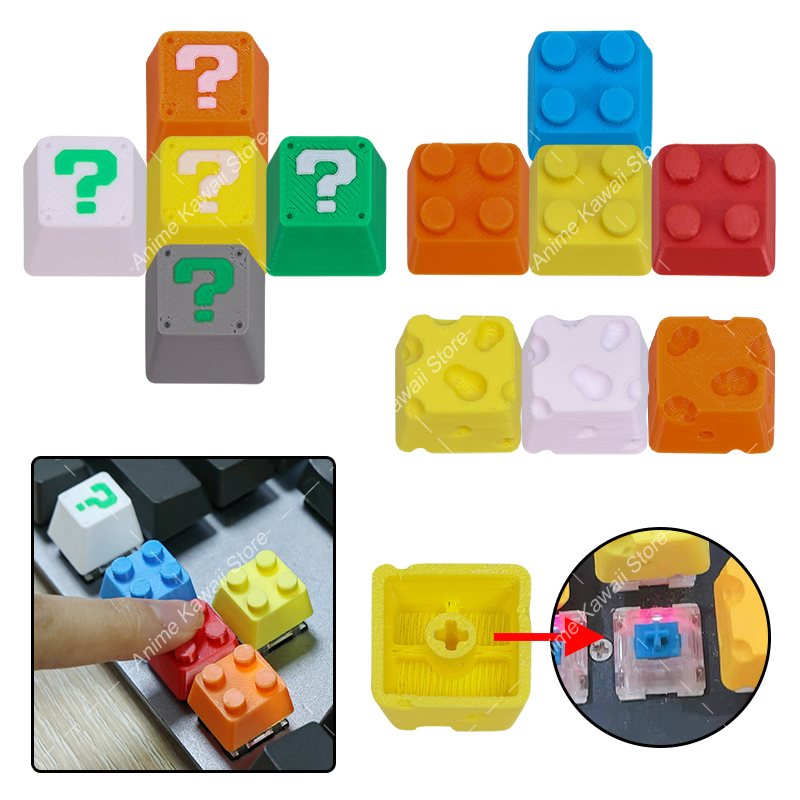 3D Printing Question - Cartoon vraagteken kaas gepersonaliseerd ontwerp richtingstoetsen