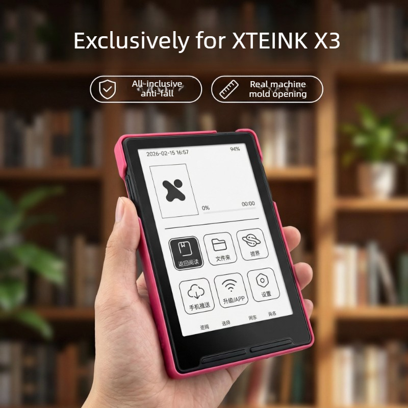 3D Printing Ebook - XTEINK X3 E-book Reader beschermhoes Macaron