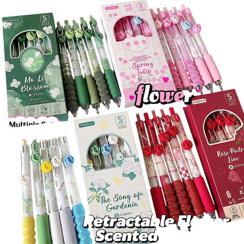 3D Printing Pen For Adults - 3D Bloemenprint Intrekbare Gelpennen Zachte Anti-Slip