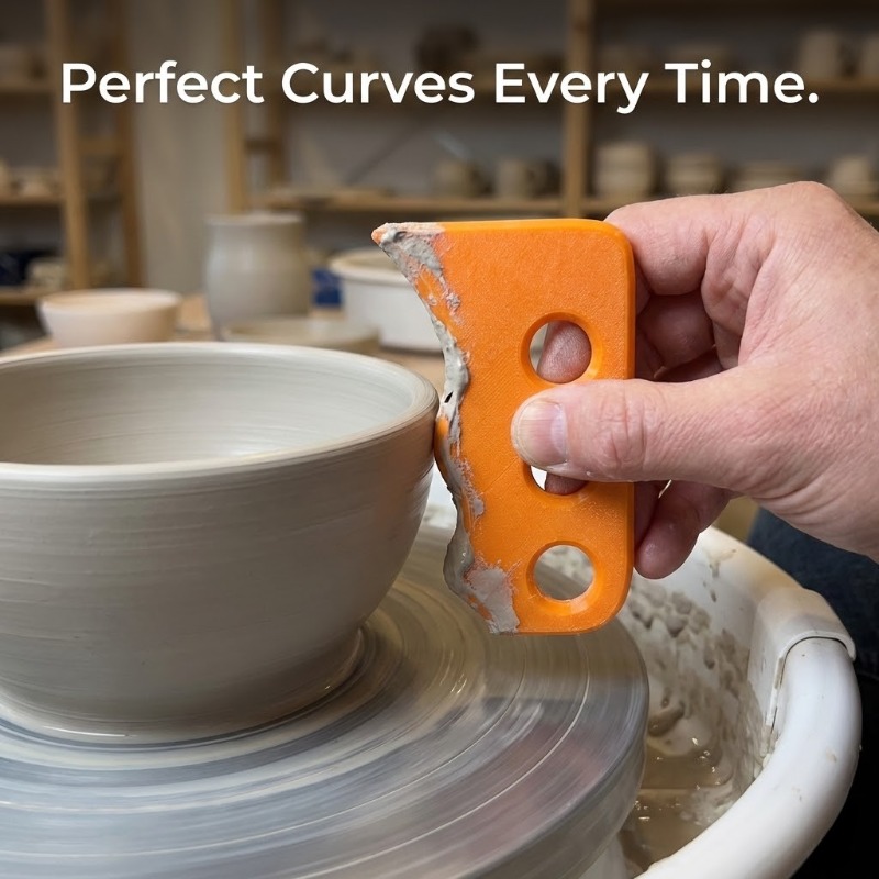 3D Print Pottery Rib Tool Prof - 3D Printing Clay recensie en prijs