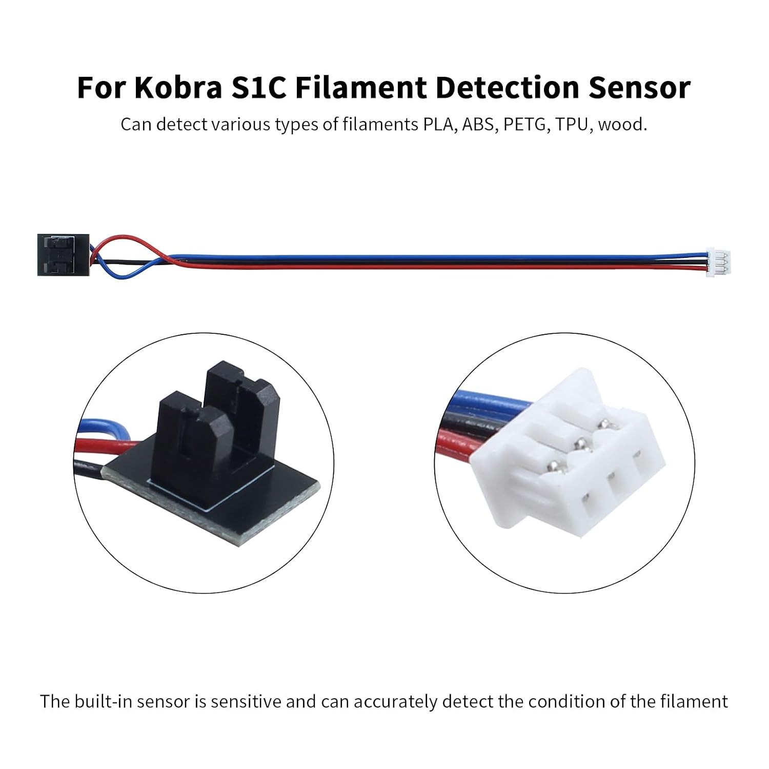 Voor Kobra S1/S1C Filament Det - 3D Printing Cnc recensie en prijs