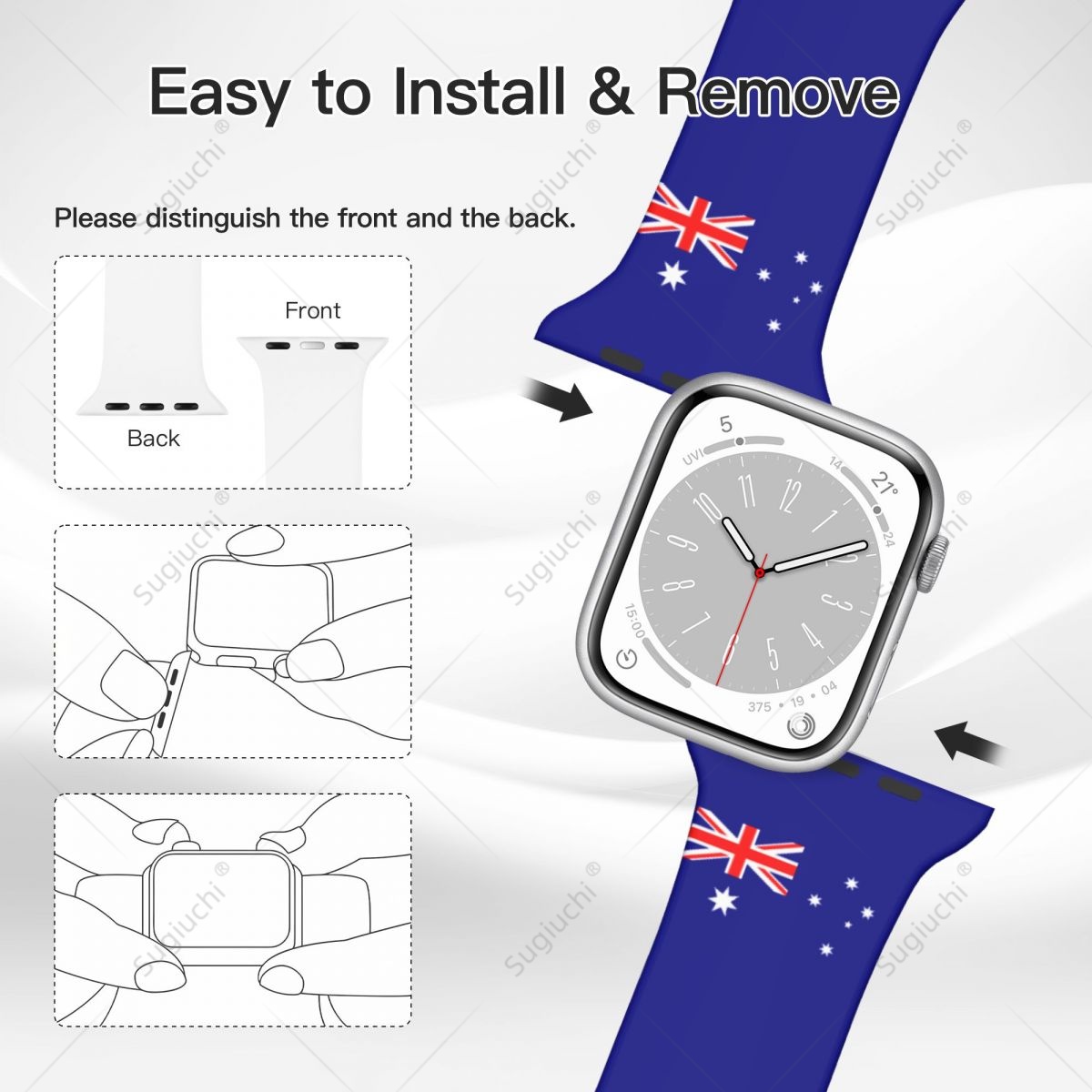 Unisex Australië Vlag 3D Afdru - 3D Printing Watch recensie en prijs