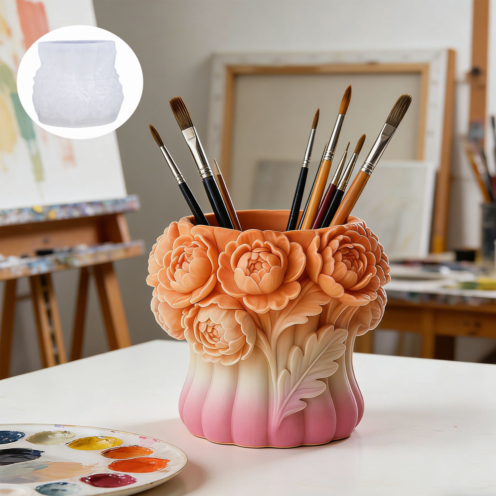 3D Rose Bloemenvaas Siliconen  - 3D Printing Vase recensie en prijs
