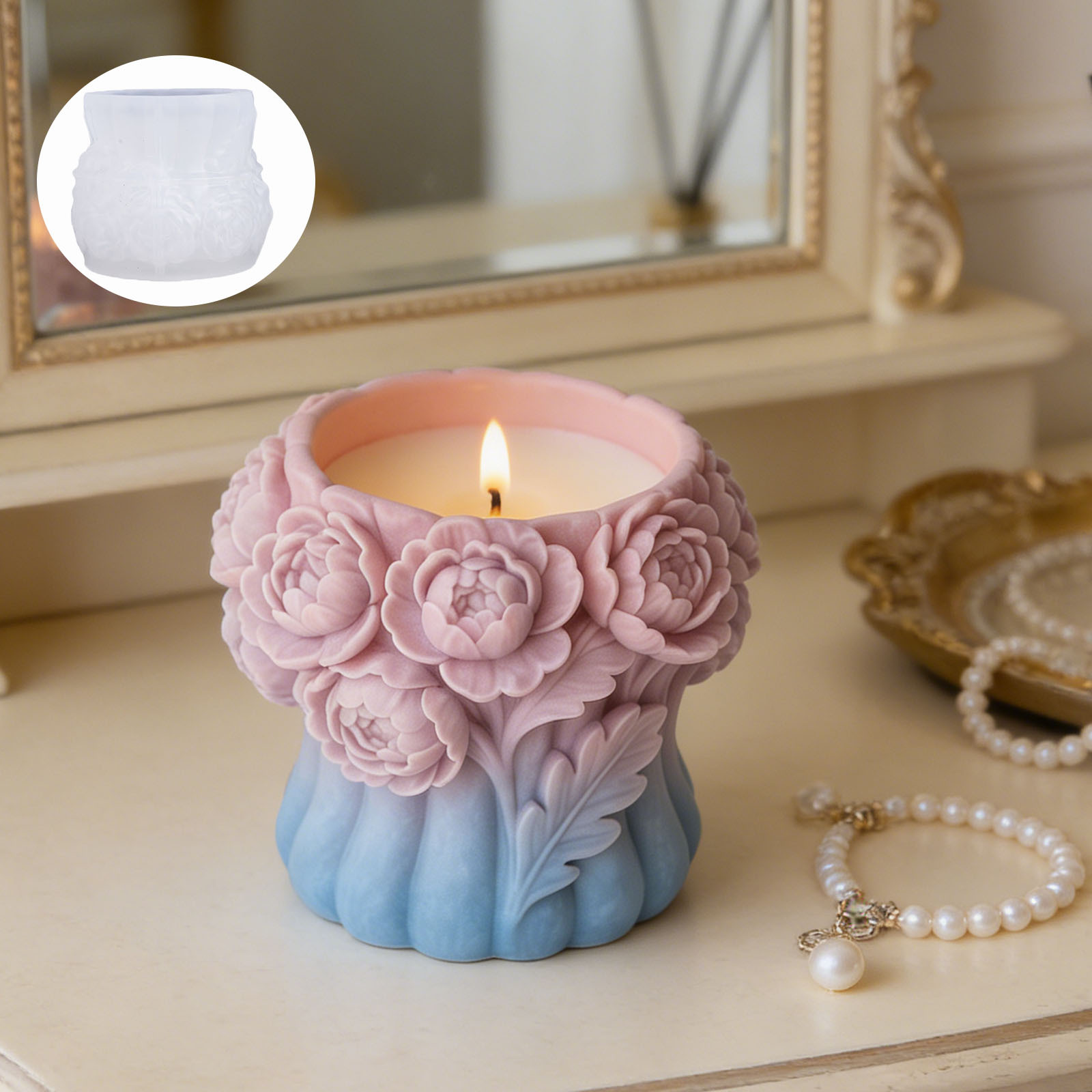 3D Rose Bloemenvaas Siliconen  - 3D Printing Vase recensie en prijs