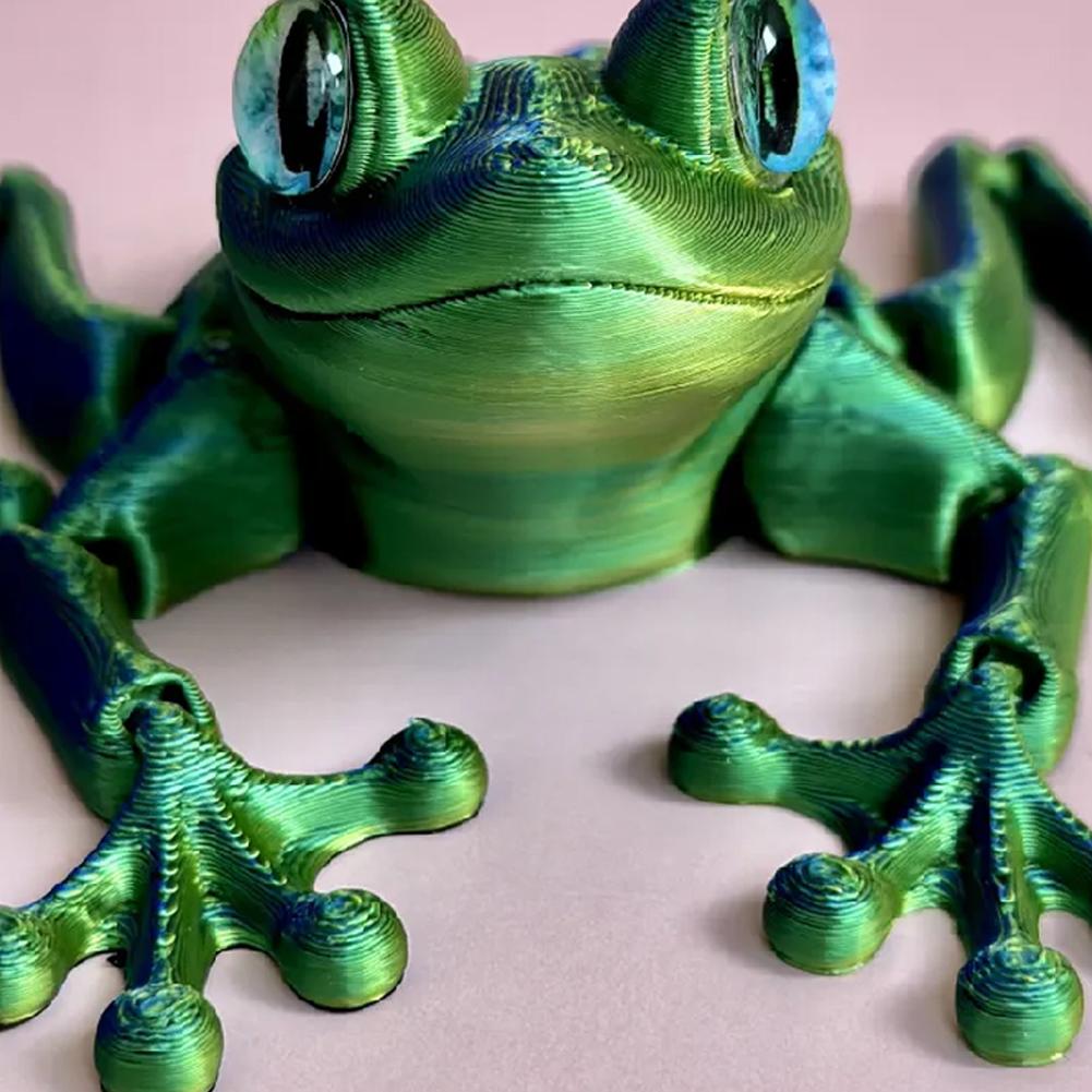 3D Gedrukt Leuke Kikker Model  - 3D Printing Clay recensie en prijs