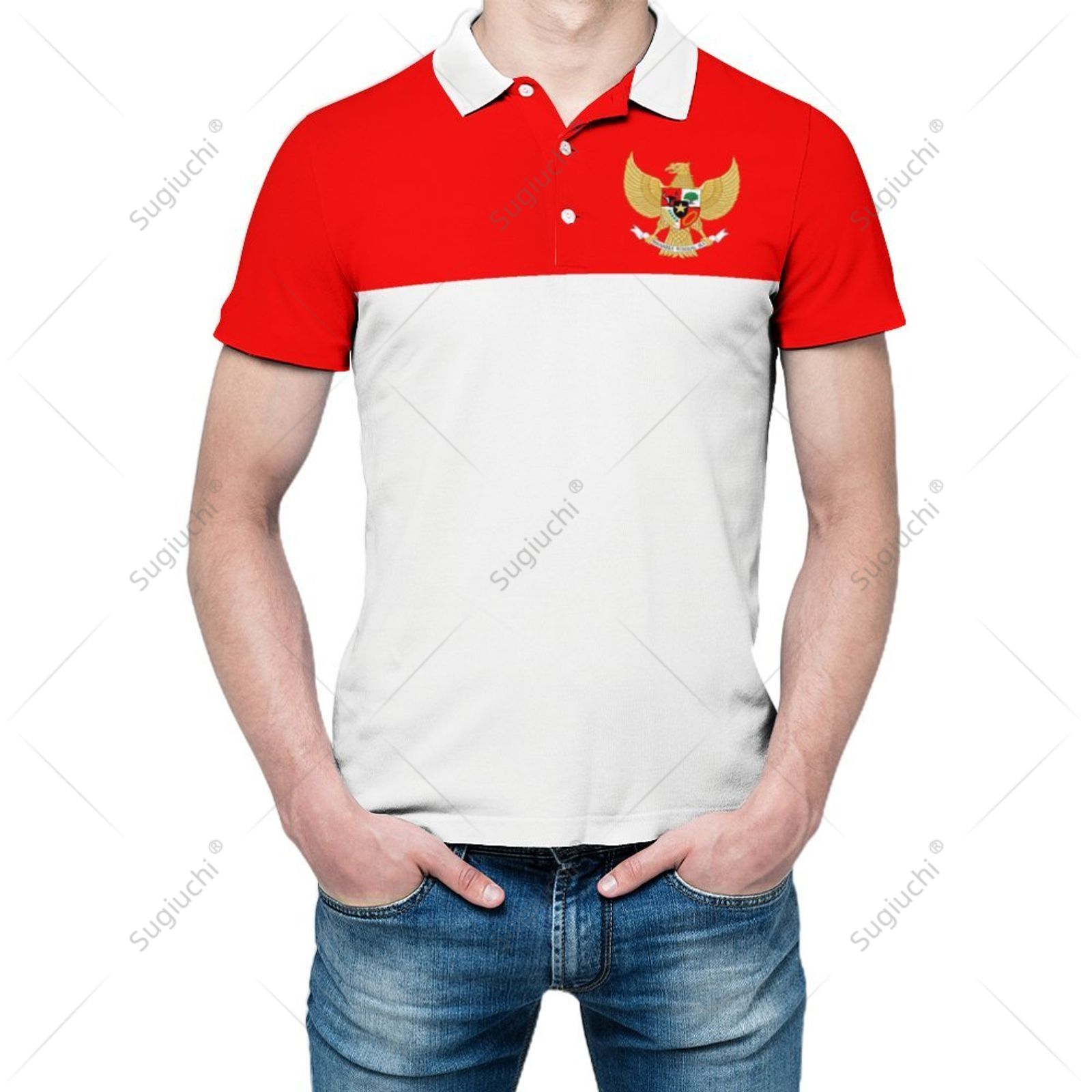 Unisex poloshirt Indonesische  - 3D Printing Indonesia recensie en prijs