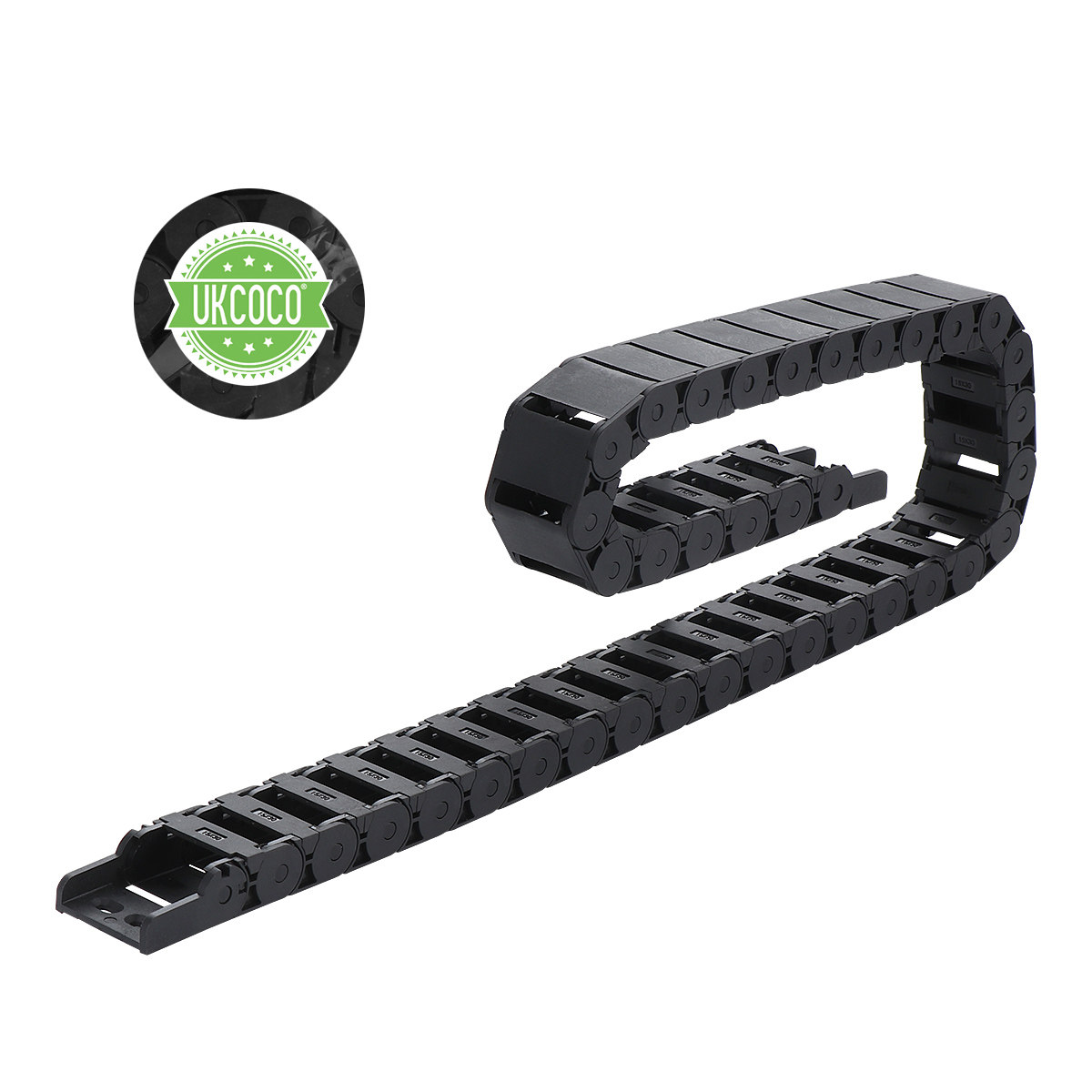 1M Zwarte Plastic Kabeldragerk - 3D Printing Cnc recensie en prijs