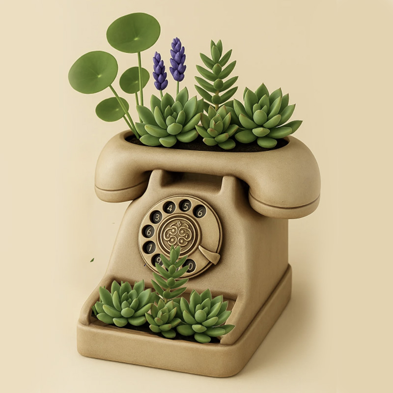 3D Vintage Draaitelefoon Succu - 3D Printing Vase recensie en prijs