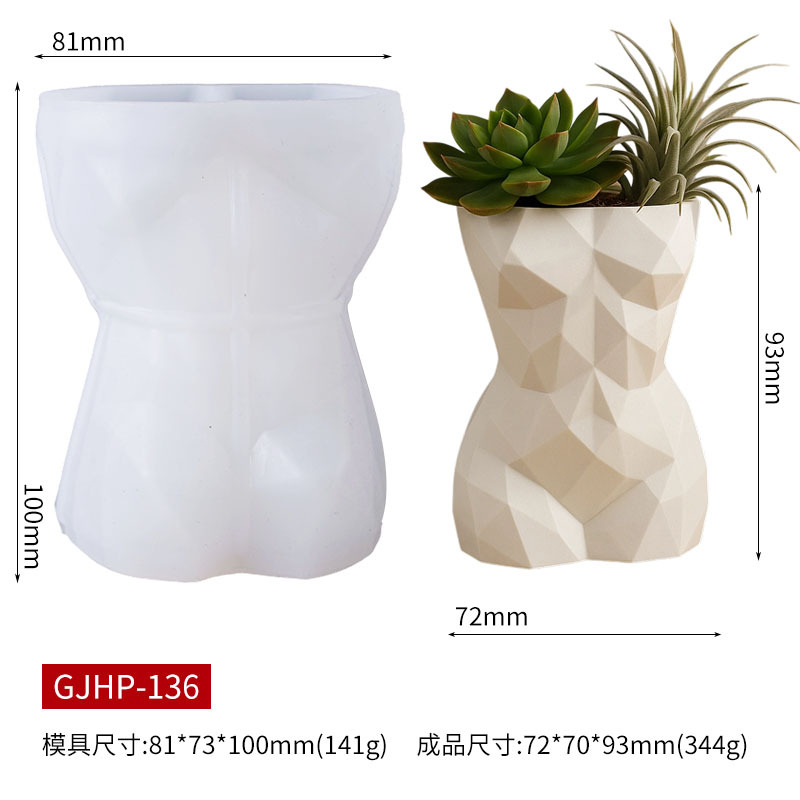 3D geometrische vrouwelijk lic - 3D Printing Vase recensie en prijs
