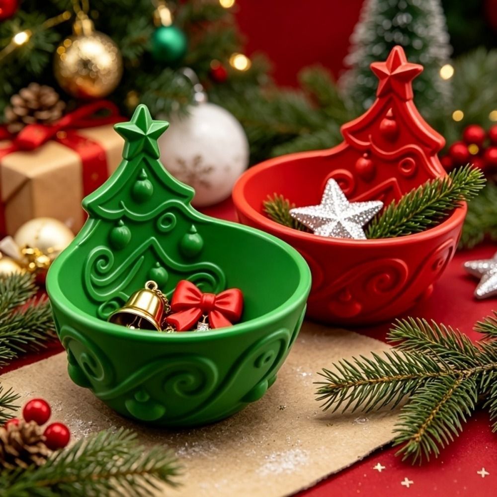 3D-geprinte kerstboom opbergdo - 3D Printing Jewelry recensie en prijs