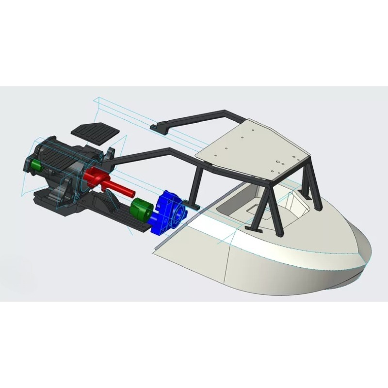 DIY Kit Upgrade Onderdelen Boo - 3D Printing Rc Boat recensie en prijs
