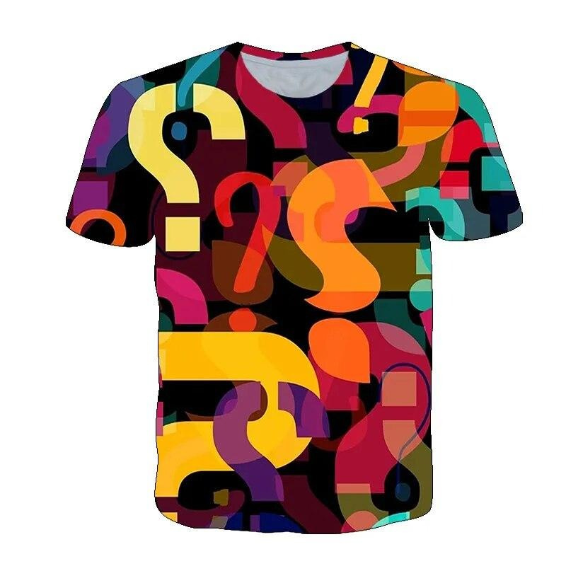 Fun Question Mark T Shirt For  - 3D Printing Question recensie en prijs