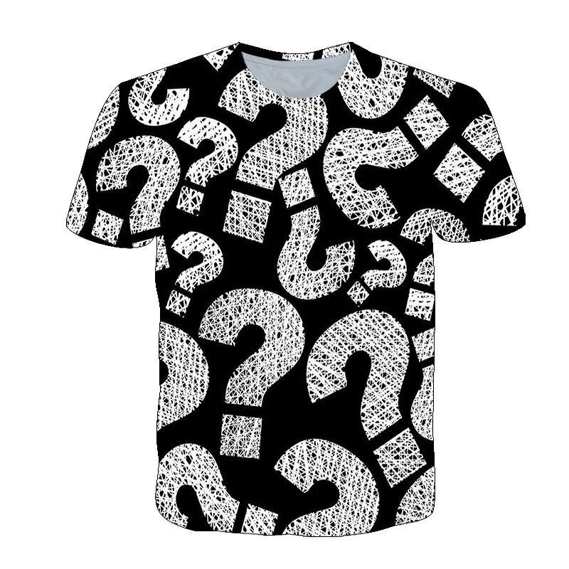 Fun Question Mark T Shirt For  - 3D Printing Question recensie en prijs