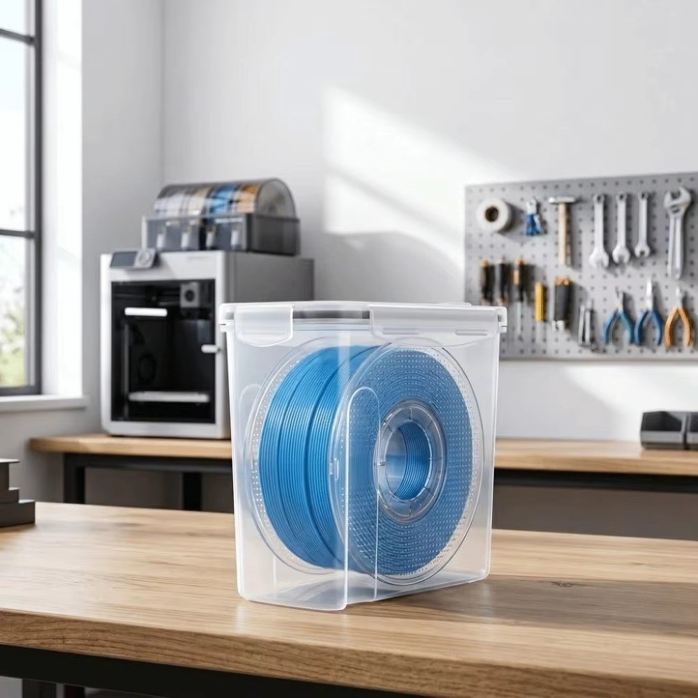 Transparante filamentcontainer - 3D Printing With Pp recensie en prijs