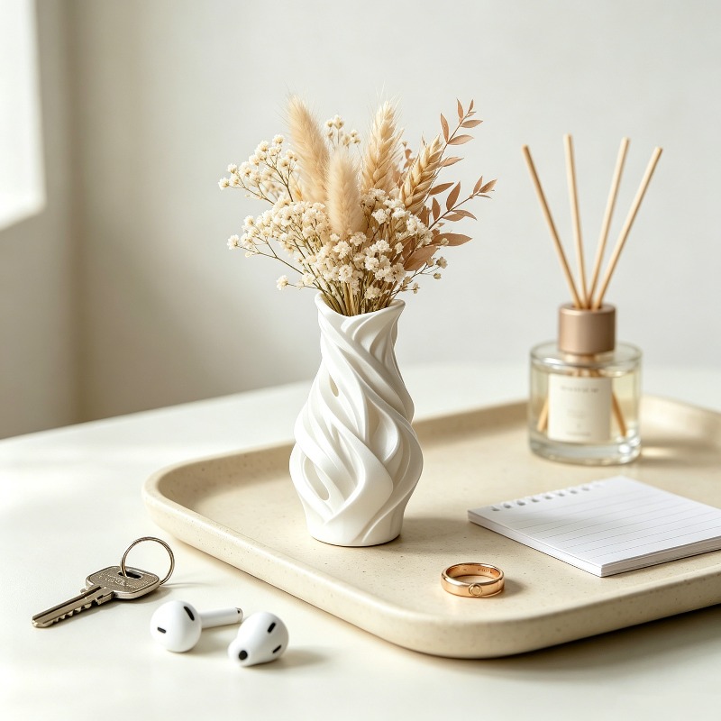 3D-geprinte gedraaide golfvorm - 3D Printing Vase recensie en prijs