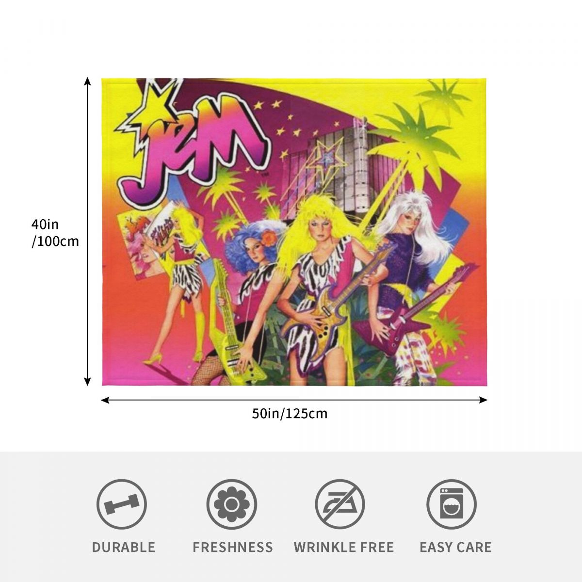 Jem and the Holograms Throw Bl - 3D Printing Hologram recensie en prijs