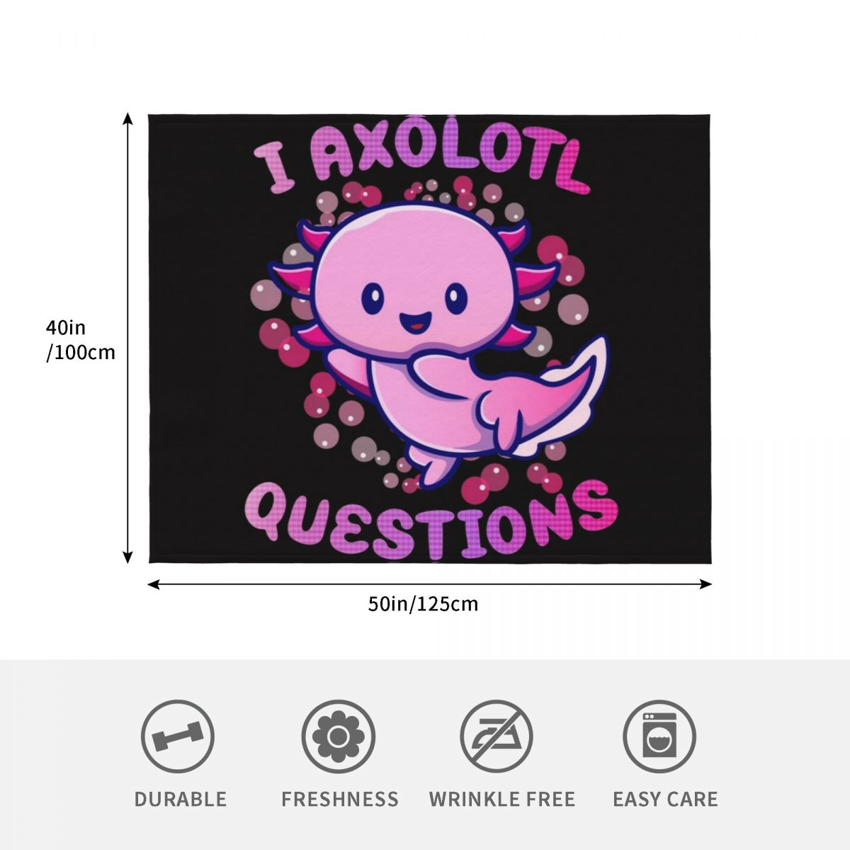 i axolotl questions Throw Blan - 3D Printing Question recensie en prijs