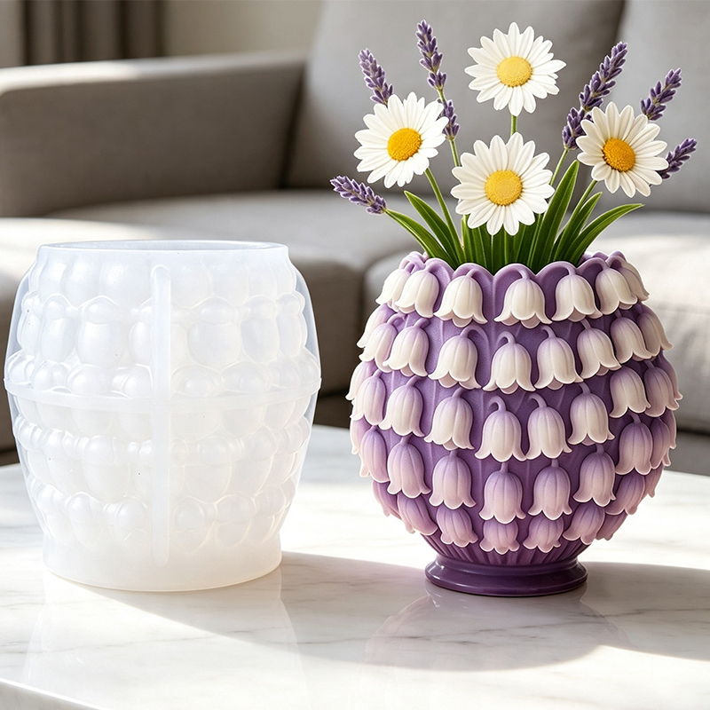3D Lelietje-van-dalen Vaas Sil - 3D Printing Vase recensie en prijs