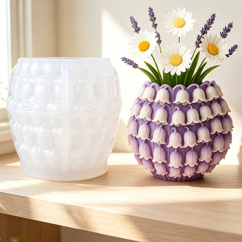 3D Lelietje-van-dalen Vaas Sil - 3D Printing Vase recensie en prijs