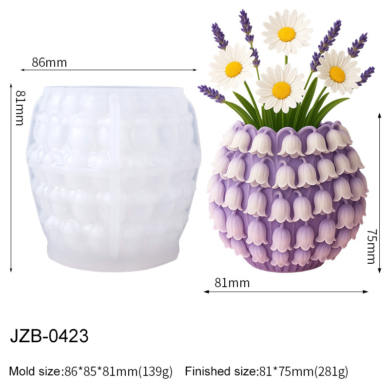 3D Lelietje-van-dalen Vaas Sil - 3D Printing Vase recensie en prijs