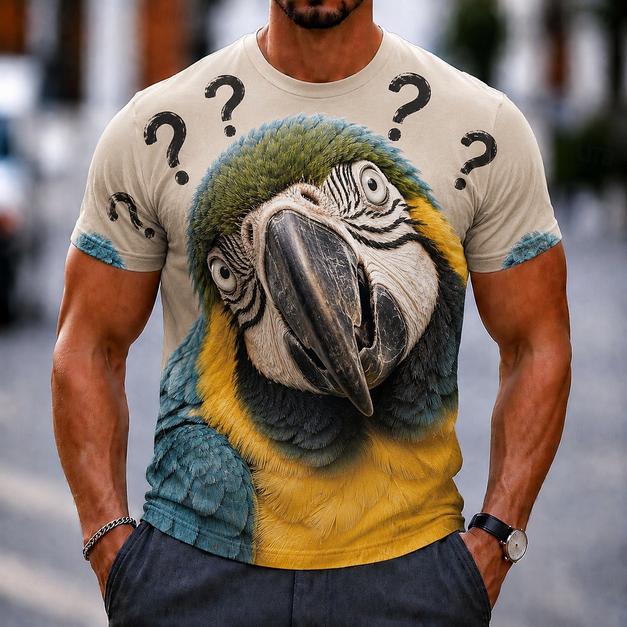 Heren lente-zomer 3D-geprint T - 3D Printing Question recensie en prijs